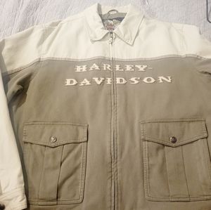 HARLEY Davidson Throwback style, Mechanic jacket. Midweight canvas, size XL.